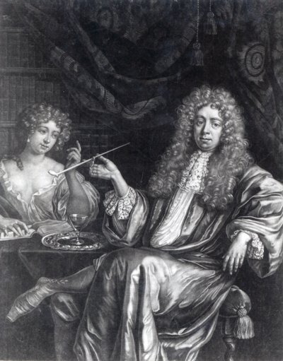 Adrian Beverland, engraved by Isaac Beckett by Dutch School